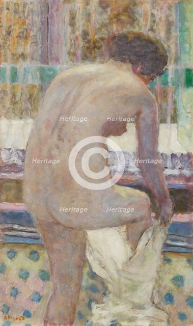 Nu s'habillant, 1925. Creator: Pierre Bonnard.