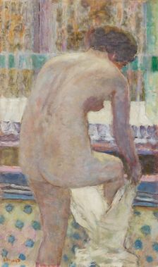 Nu s'habillant, 1925. Creator: Pierre Bonnard