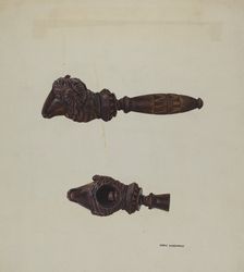 Nutcracker, c. 1940. Creator: Chris Makrenos