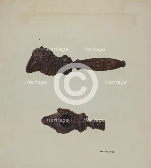Nutcracker, c. 1940. Creator: Chris Makrenos.