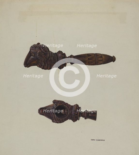 Nutcracker, c. 1940. Creator: Chris Makrenos.