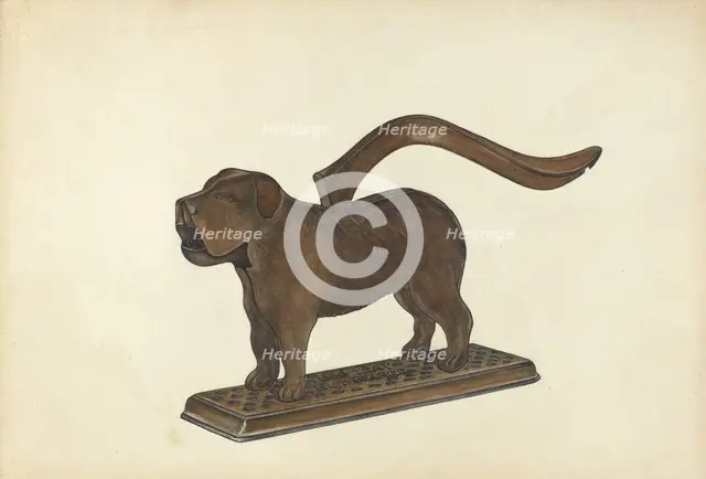 Nutcracker - Dog, 1935/1942. Creator: Gerald Transpota.