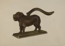 Nutcracker: Dog Tray, c. 1940. Creator: Gerald Transpota