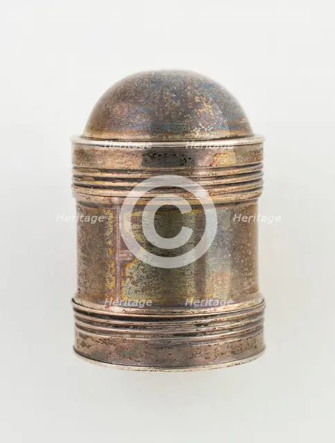 Nutmeg Grater, Birmingham, c. 1794/95. Creator: Joseph Taylor.