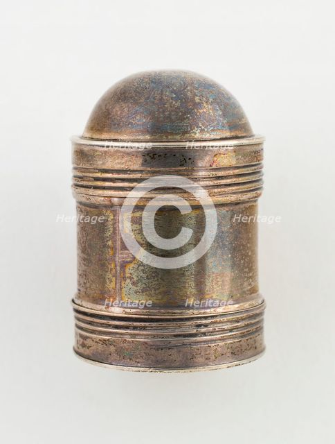 Nutmeg Grater, Birmingham, c. 1794/95. Creator: Joseph Taylor.