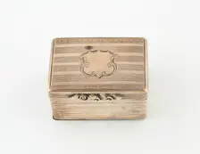 Nutmeg Grater, Birmingham, c. 1842/43. Creator: Marked CW