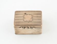 Nutmeg Grater, Birmingham, c. 1842/43. Creator: Marked CW