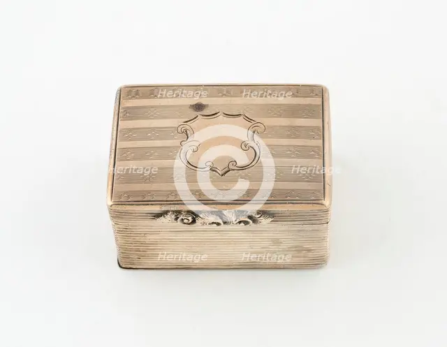 Nutmeg Grater, Birmingham, c. 1842/43. Creator: Marked CW.