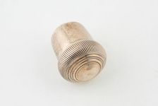 Nutmeg Grater, Birmingham, c. 1800. Creator: Marked SM