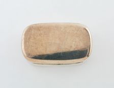 Nutmeg Grater, London, c. 1780/81. Creator: Unknown