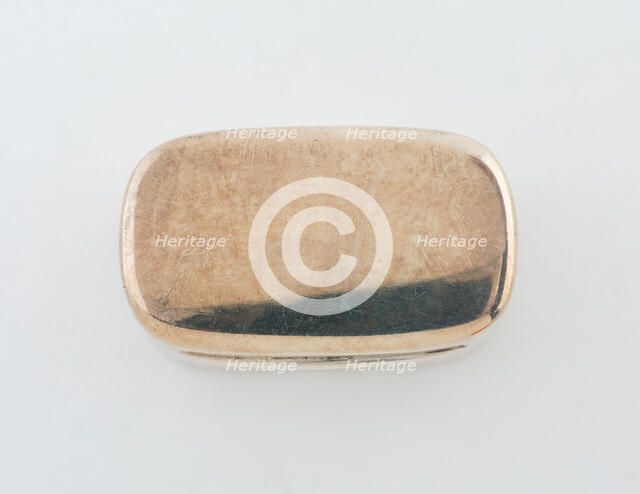 Nutmeg Grater, London, c. 1780/81. Creator: Unknown.