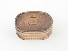 Nutmeg Grater, London, c. 1798/99. Creator: T. Phipps and E. Robinson