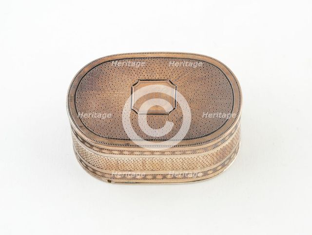 Nutmeg Grater, London, c. 1798/99. Creator: T. Phipps and E. Robinson.