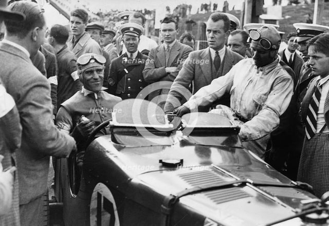 Nuvolari in MG Magnette K3, winner 1933 Ulster T.T.. Creator: Unknown.