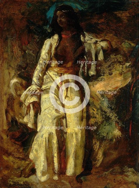 Nubian Woman, 1825/30. Creator: Jules-Robert Auguste.