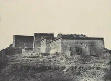 Nubie. Grand Temple d'Isis, A Philoe. Vue générale prise du nord, 1850. Creator: Maxime du Camp