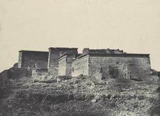 Nubie. Grand Temple d'Isis, A Philoe. Vue générale prise du nord, 1850. Creator: Maxime du Camp