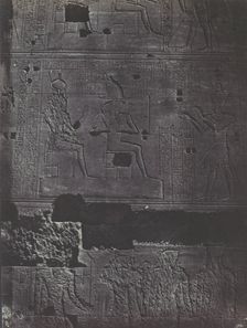 Nubie. Grand Temple D'Isis A Philoe. Muraille occidentale, 1850. Creator: Maxime du Camp
