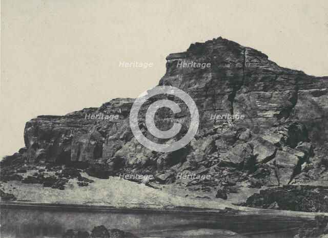 Nubie. Seconde Cataracte. Dgebel-Abouoir, 1850. Creator: Maxime du Camp.