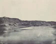 Nubie. Rive Orientale du Nil (Village de Bab). Vue prise au sud de Philoe, 1850. Creator: Maxime du Camp