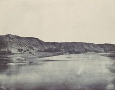 Nubie. Rive Orientale du Nil (Village de Bab). Vue prise au sud de Philoe, 1850. Creator: Maxime du Camp