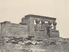Nubie. Temple de Déböd. Parembole de l'itinéraire d'Antonin, 1850. Creator: Maxime du Camp