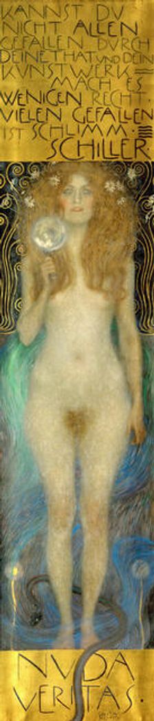 Nuda Veritas, 1899. Artist: Klimt, Gustav (1862-1918)