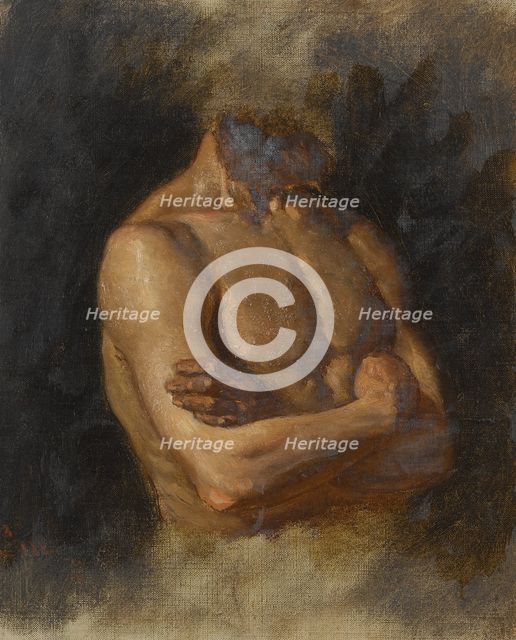 Nude, 1871. Creator: Gustaf Cederström.