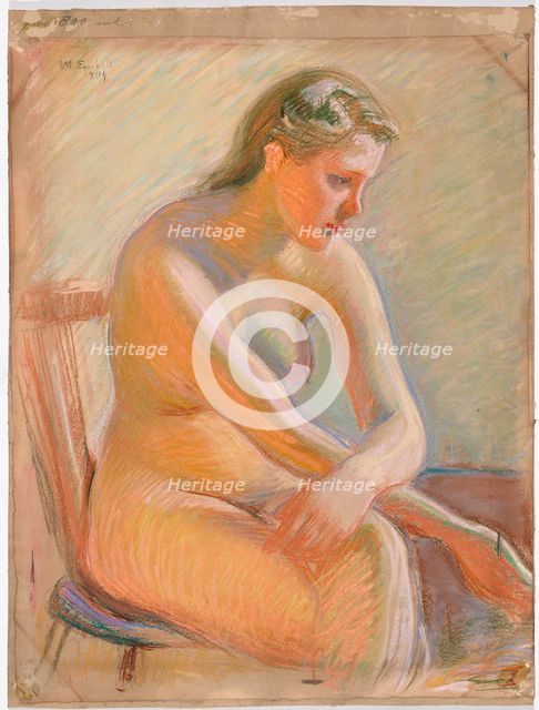 Nude, 1909. Creator: Magnus Enckell.