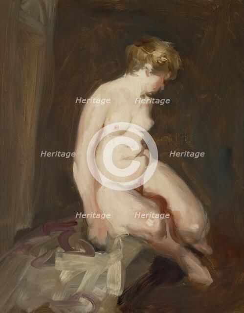 Nude, 1911. Creator: Robert Henri.