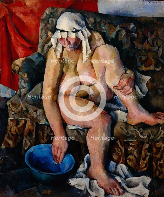 Nude, 1922. Creator: Osmiorkin, Alexander Alexandrovich (1892-1953).