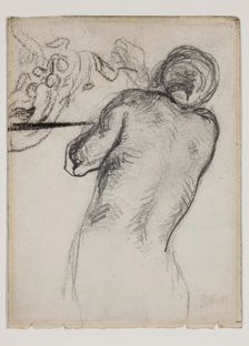 Nude Torso, between 1814 and 1875. Creator: Jean Francois Millet