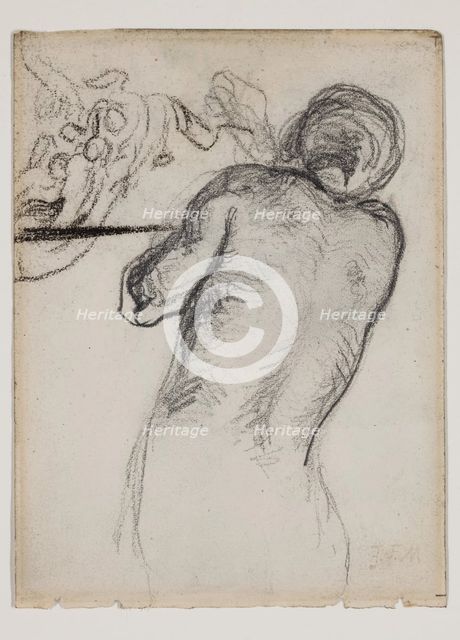 Nude Torso, between 1814 and 1875. Creator: Jean Francois Millet.