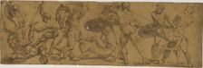 Nude Warriors Fighting, n.d. Creator: Unknown