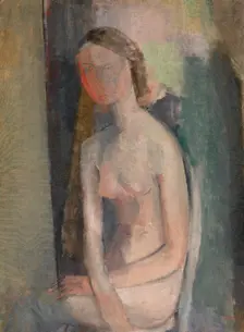 Nude with Arms Crossed, 1927. Creator: Hippolyte Daeye
