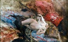 Nude with black stockings, 1884