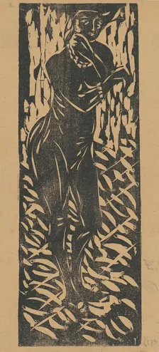 Nude with Jewelry, 1906. Creator: Ernst Kirchner