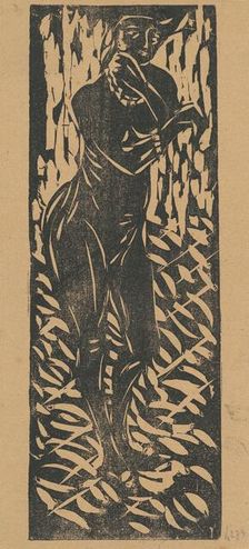 Nude with Jewelry, 1906. Creator: Ernst Kirchner