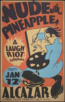Nude with Pineapple, San Francisco, 1938. Creator: Unknown