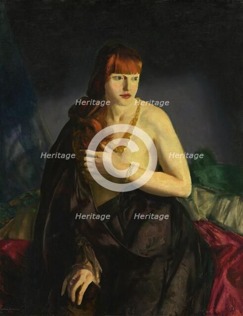 Nude with Red Hair, 1920. Creator: George Wesley Bellows.