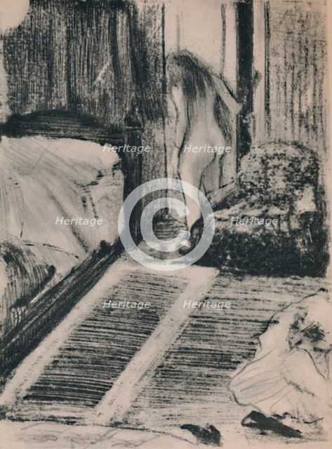 'Nude Woman at the Door of Her Room', c.1879, (1946). Artist: Edgar Degas.
