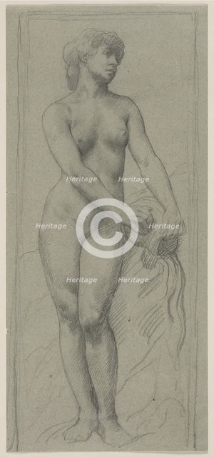 Nude Woman. Creator: Alphonse Legros (French, 1837-1911).