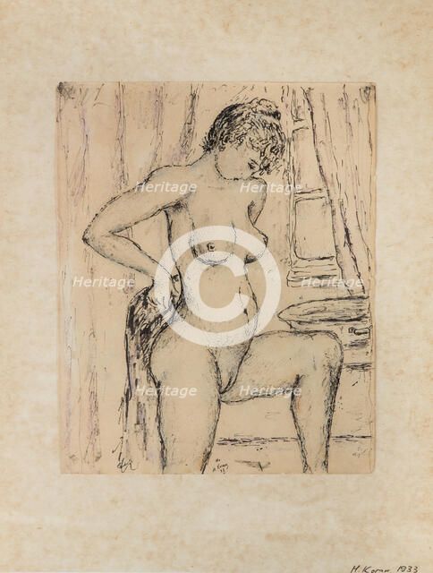 Nude Woman in her Bath, 1933.