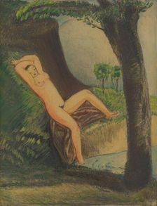 Nude, around 1920. Creator: Josef Arpad Murmann