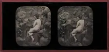 Nude at Well, between 1853 and 1856. Creator: Jacques Antoine Moulin