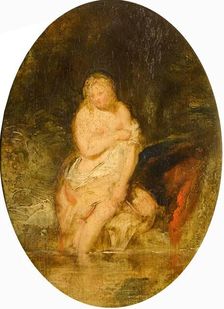 Nude Bather-after Rubens, c1840-1867. Creator: John Phillip