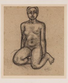 Nude, between 1861 and 1944. Creator: Aristide Maillol