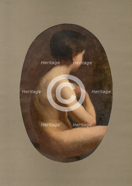 Nude boy, 1854-1855. Creator: Gyula Benczúr.