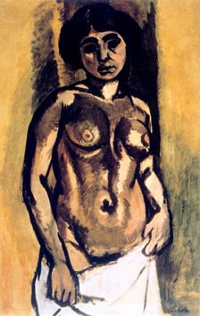 Nude. Black and Gold 1908. Creator: Henri Matisse