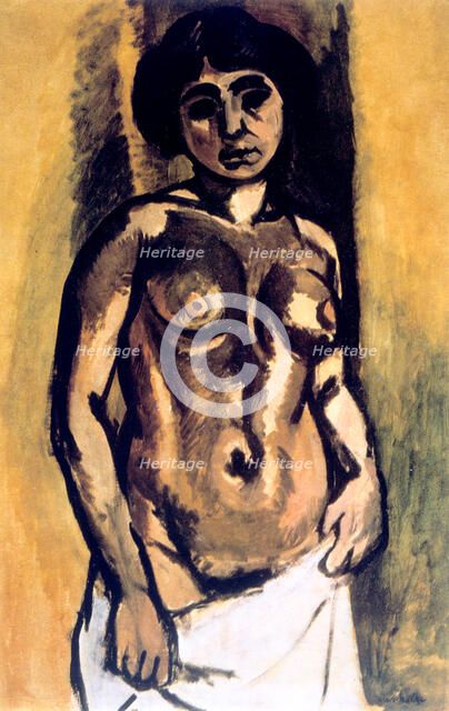 'Nude. Black and Gold', 1908.  Creator: Henri Matisse.